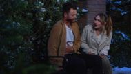 Days of Our Lives' Holly helping New Doug. | Image Source: Peacock